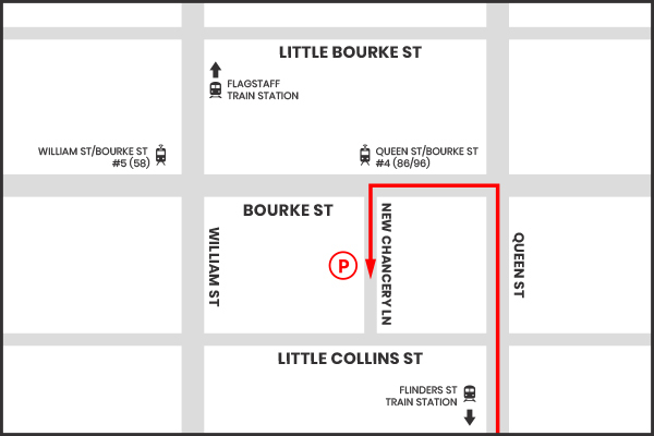 Racv city club map